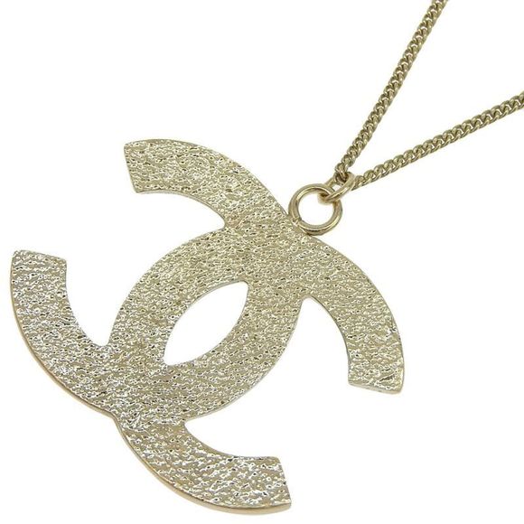 Chanel Coco Mark Gold Plated Gold 08P Ladies 13.0g Necklace - Picture 3 of 6